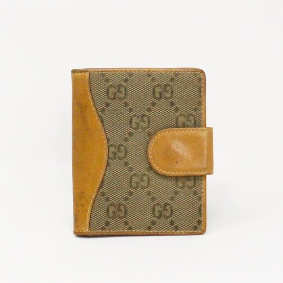 GUCCI #35302 GG Canvas Wallet - Picture 1 of 9
